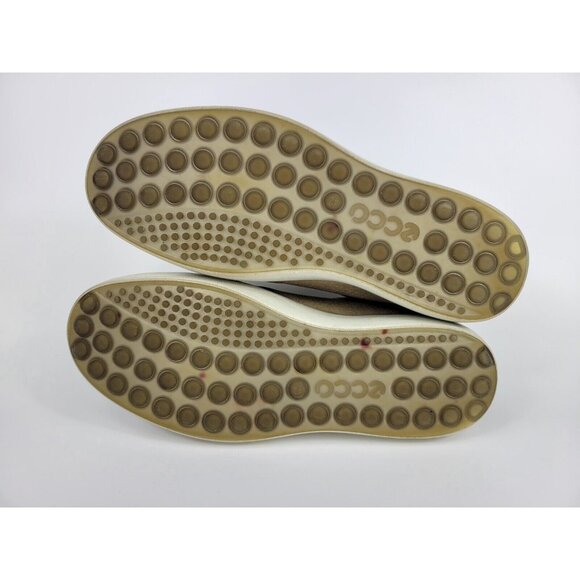 Ecco Danish Design Leather Shoes Size Mens 8 EUR 42 Beige Gray White 47003402459 - Picture 9 of 9